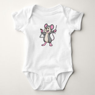 Body Para Bebê Rat Music com Triangel