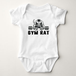 Body Para Bebê Rato de Gym