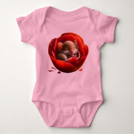 Body Para Bebê Rato Muito Bonito Dormindo