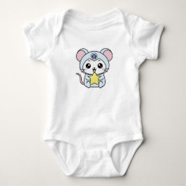 Body Para Bebê Rato pequeno fofo e adorável