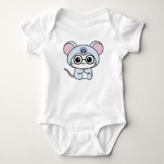 Body Para Bebê Rato pequeno fofo e adorável