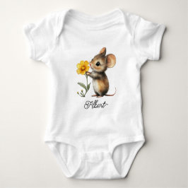 Body Para Bebê Ratozinho Fofo