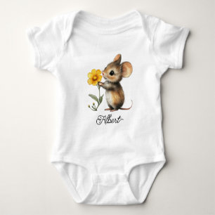 Body Para Bebê Ratozinho Fofo