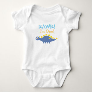 Body Para Bebê Rawr, sou um, dinossauro fofo para bebês