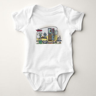 Body Para Bebê Reboque de campista rv de Shasta