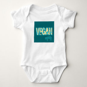 Body Para Bebê Recorte de papel vegano