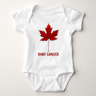 Body Para Bebê Red Maple Leaf Canadian Emblem Canuck for Baby