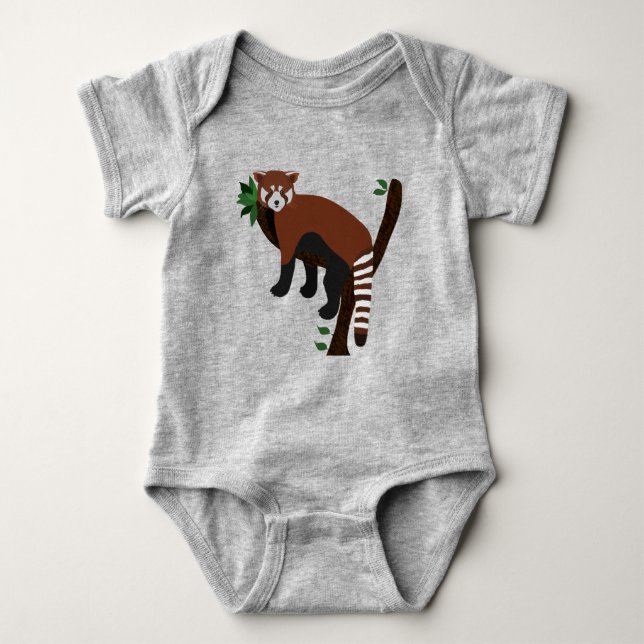 Body Para Bebê Red Panda Baby Bodydress (Frente)