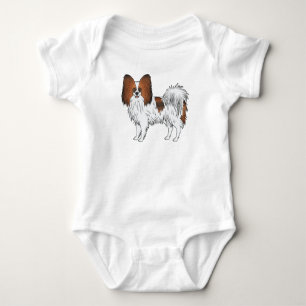 Body Para Bebê Red Sable Papillon Feliz Brinquedo Espanhol