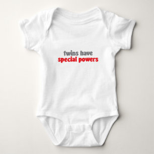 Body Para Bebê Red Twin Special Powers