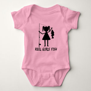 BODY PARA BEBÊ REEL GIRLS FISH