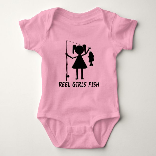 BODY PARA BEBÊ REEL GIRLS FISH (Frente)