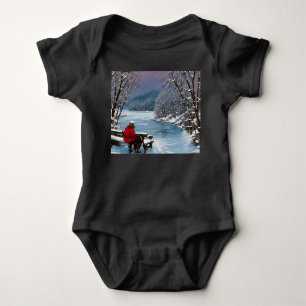 Body Para Bebê "Reflexões De Inverno Cozy"
