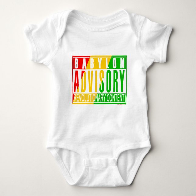 Body Para Bebê Reggae de RASTA (Frente)