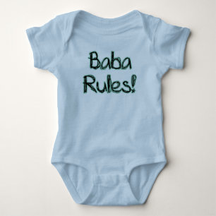 Body Para Bebê Regras do babá!
