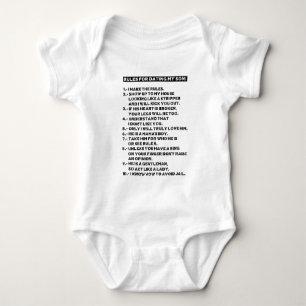 Body Para Bebê Regras para namorar meu filho