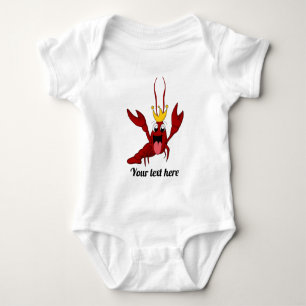 Body Para Bebê Rei das lagostas