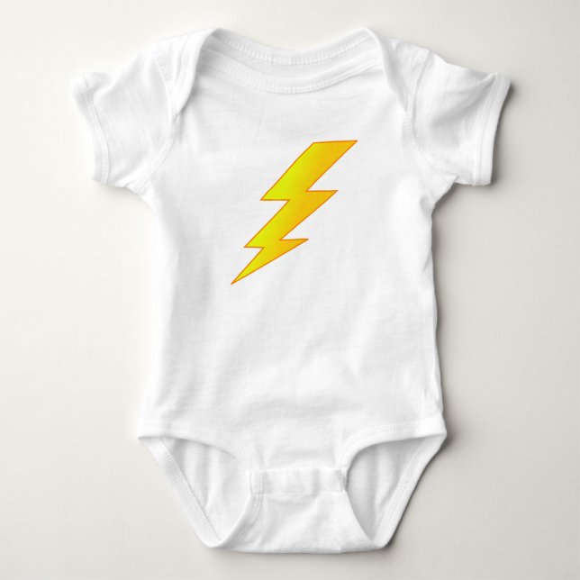 Body Para Bebê relâmpago (Frente)