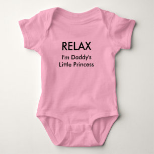 Body Para Bebê "RELAXE. Eu sou tutu da princesa pequena" meninas