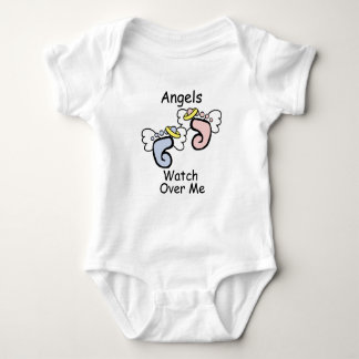 Body Para Bebê Relógio do anjo sobre mim Onsie