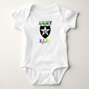 Body Para Bebê Remendo da identificação do bebê do exército