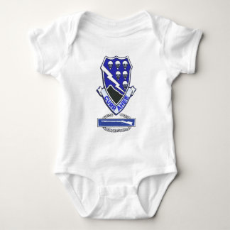 Body Para Bebê Remendo de Currahee & crachá de infantaria de