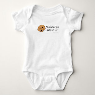 Body Para Bebê retriever dourado