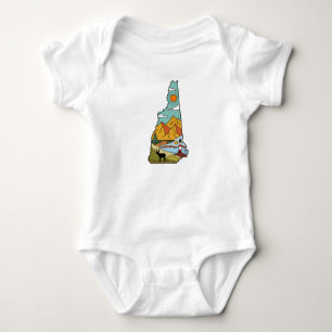 Body Para Bebê Retro Concord New Hampshire White Mountain