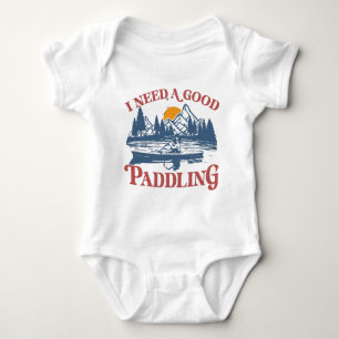 Body Para Bebê Retro Preciso De Um Bom Paddling Kayaking Kayaker