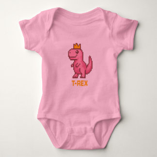 Body Para Bebê Rex Rei Dinossauro Fofo - Trex