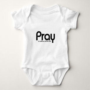 Body Para Bebê Rezar cristão