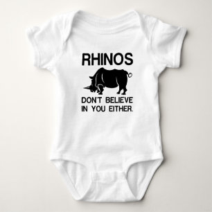 Body Para Bebê Rhinos Dont Acredita