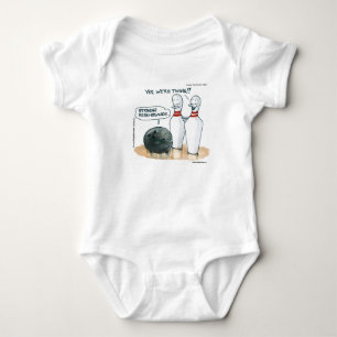 Body Para Bebê Rick London Cartoons Piada de Boliche Comic