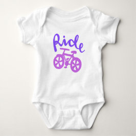 Body Para Bebê Ride Bikes, Roxo e Rosa