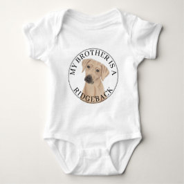 Body Para Bebê Ridgeback Dog