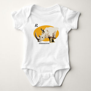 Body Para Bebê rinoceronte