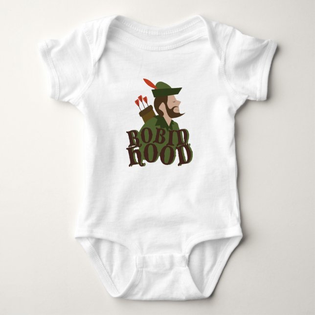 Body Para Bebê Robin Hood (Frente)
