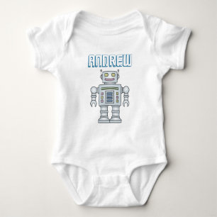 Body Para Bebê Robô brinquedo fofo personalizado para menino de 1