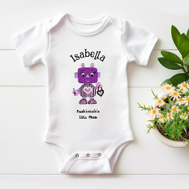 Body Para Bebê Robô fashion