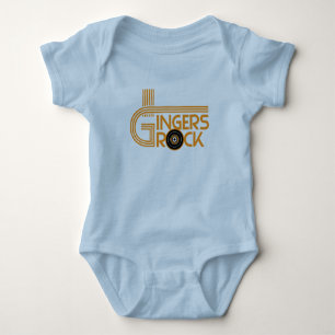 Body Para Bebê Rocha dos gengibres