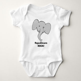 Body Para Bebê ROCHA dos republicanos!
