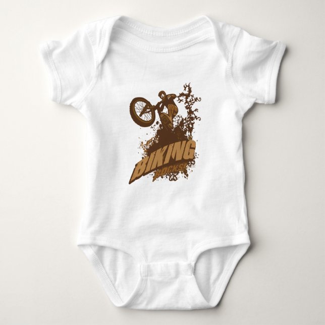 Body Para Bebê Rochas Biking! (Frente)