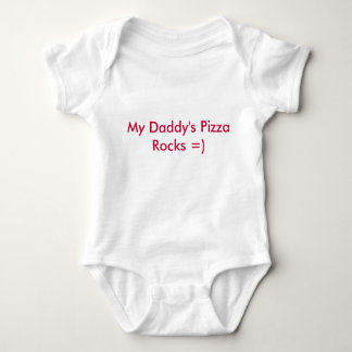 Body Para Bebê Rochas da pizza do meu pai =)