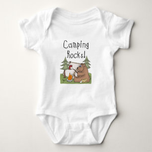 Body Para Bebê Rochas de acampamento