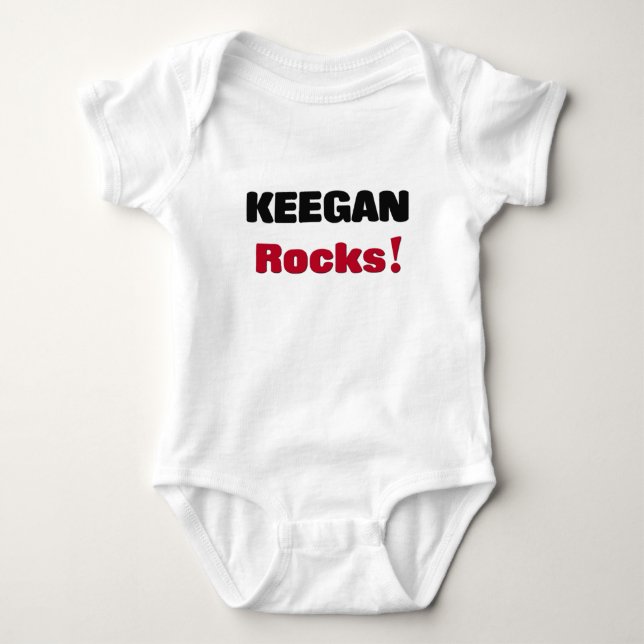 Body Para Bebê Rochas de Keegan (Frente)