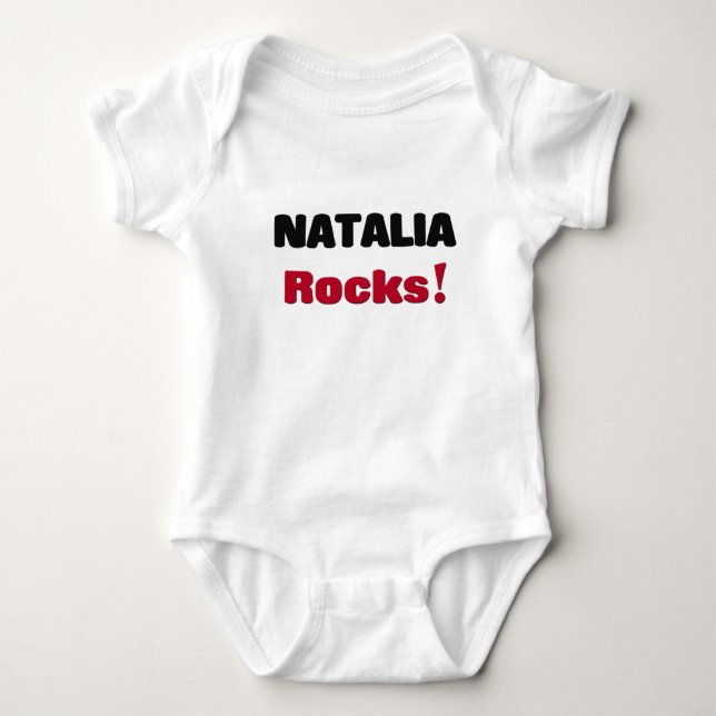 Body Para Bebê Rochas de Natalia (Frente)