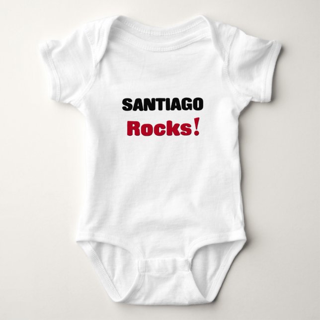 Body Para Bebê Rochas de Santiago (Frente)