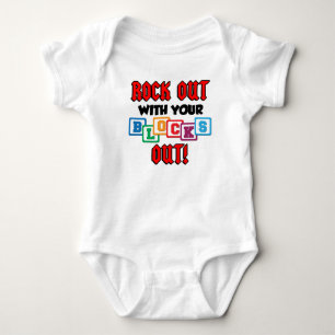 Body Para Bebê Rock Out With Your Blocks Out