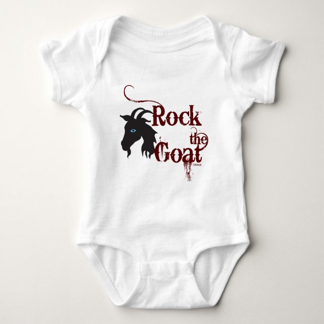 Body Para Bebê Rock the Goat (Frente)