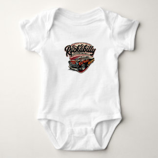 Body Para Bebê Rockabilly Hotrod Speed Flames - pos
